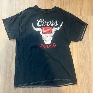 Coors Banquet Rodeo Navy T-Shirt